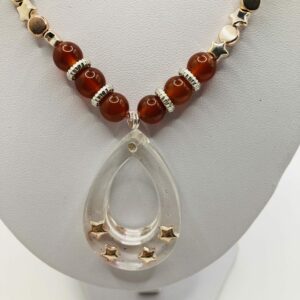 Collier perles ambre