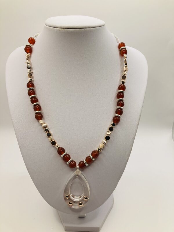 Collier perles ambre