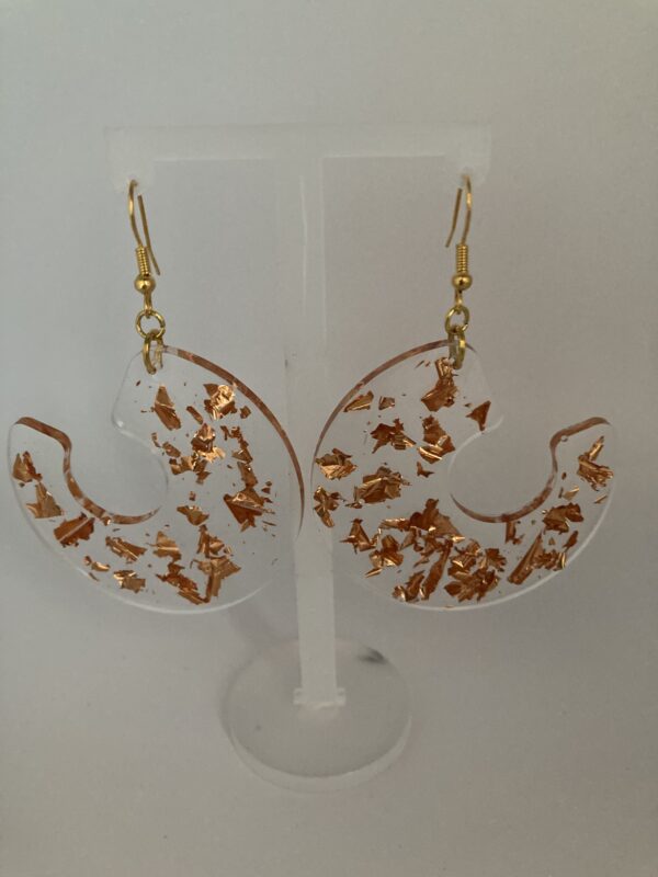 Boucles d'oreilles créoles ouvertes – Image 2
