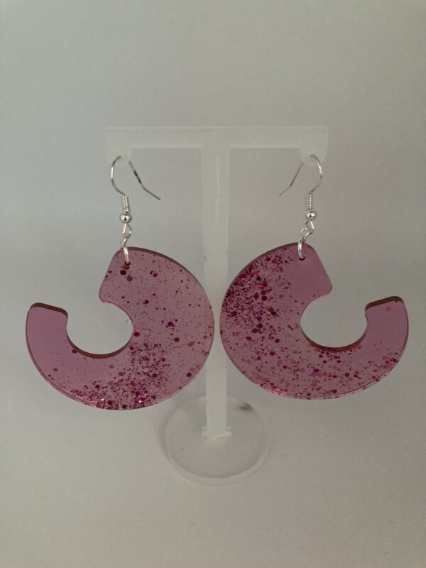 Boucles d'oreilles créoles ouvertes – Image 2